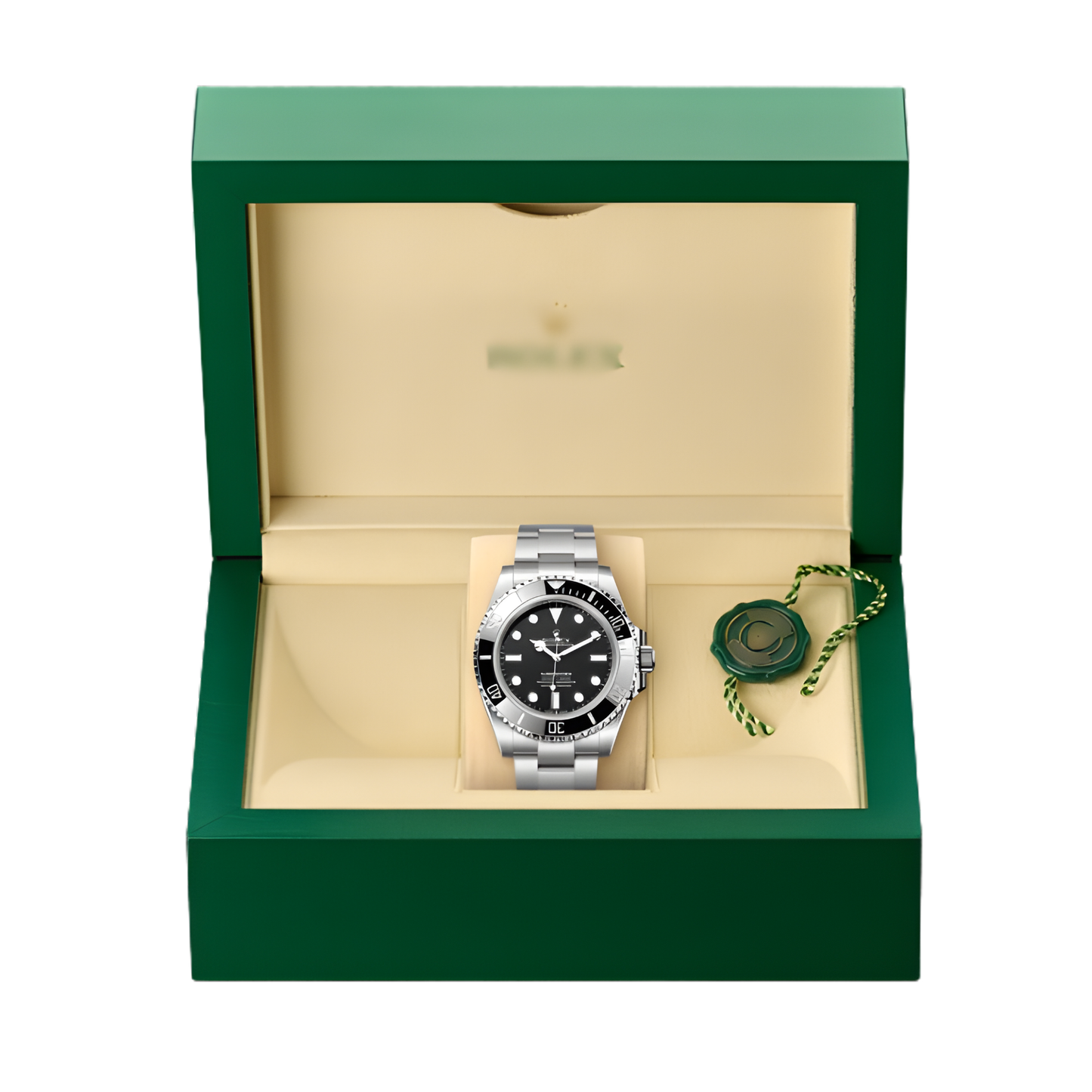 Reloj Automático de Buceo en Acero con Bisel Negro